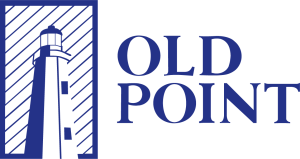 Blue logo of Old Point (Lighthouse)